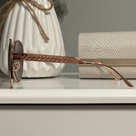 Jimmy Choo Rose Gold Sunglasses - Picture 3 of 6